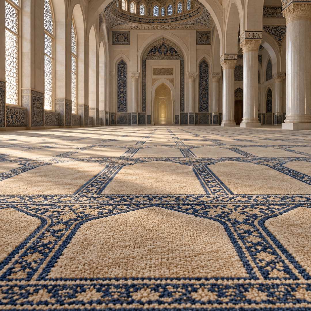 ما هو السجاد المستعمل في المساجد وقاعات الصلاة؟